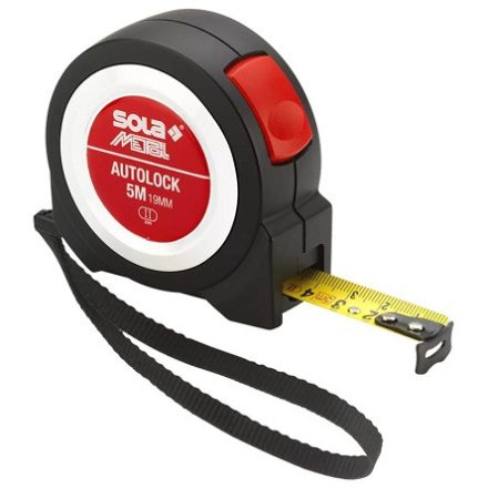 Mérőszalag Sola Autolock 5m/19mm