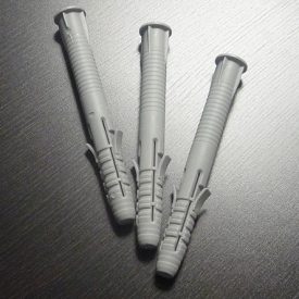 Műanyag normál dübel szürke 10x50/100db