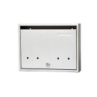 Postaláda lakótelepi/lépcsőházi cilinderzáras, antik bronz Genova 35x27x7 cm,