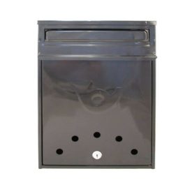   Postaláda Góliát Bronz A4 28x40x9,5 2-bedobónyílás, kürtös dombormintás