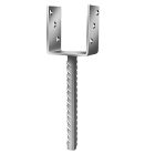 Betonozható U oszloptalp 80x80x80x65mm