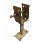 Talpas  U oszloptalp állítható szélesség 60-140mm, állítható magasság 50mm 