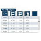 PIHER Pillanatszorító egykezes 45cm 52545/52645 