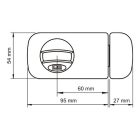 Felső gombos retesz TRB F/B TB61 Fehér