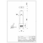 Lakat IBFM 2250 állítható, hoszúkengyelű 50