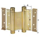 Lengőajtó pánt Bommerpánt 150mm réz olasz Aldeghi 101AO150 1pár