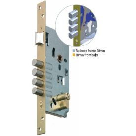  MCM 601M 50/90/80  4 rudas bevéső zár, csapdás, reteszes, cilinderlyukas 