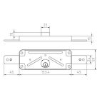 MCM 1511/AV  redőnyzár 10mm cilinderes 