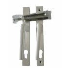 Többpontoszárhoz kilincs garnitúra 92/3 Multisoft, GU, ROTO porszórt fehér színű