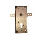 Garázs zár Kaprys 2373 cilinderbetétes kilincsműködtetésű, vízszintes 2 írányú, cilinderbetét és kilincs nélkül