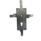 Garázs zár Kaprys 6481 cilinderbetétes kilincs működtetésű, 4 írányú vízszintes és függőleges,cilinderbetét és kilincs nélkül