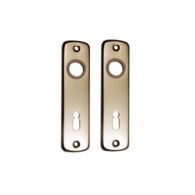 Ajtózár cím 74/55mm kulcslyukas Alumínium 1db