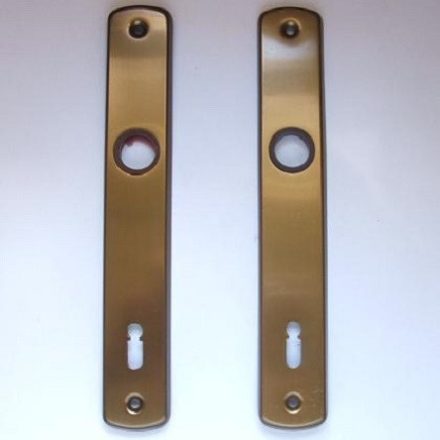 Ajtózár cím 90 EL/74 90mm kulcslyukas Alumínium  (1db)