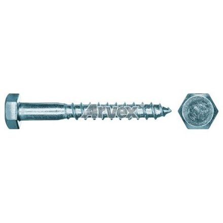 Állványcsavar 8x200 hatlapfejű Arvex 100 darab