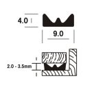 Öntapadós ajtó/ablaktömítés fehér 6 méter e
