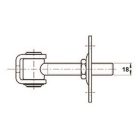 Rögzítőlemezes forgáspont 18 cod.425018P