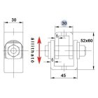 Hegeszthető felső forgáspont cod:423P