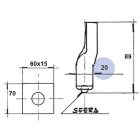 Alsó forgáspont 20 cod:425020A 