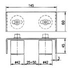 Felső görgőpár hegeszthető cod.42467/2