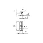 Záródarab Elzett Multisoft görgős PVC-hez