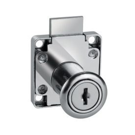 Rászegzős cilinderes bútorzár 40x40/22 /2kulccsal JYB