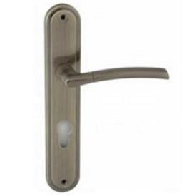 Kilincsgarnitúra M3 antikolt W55 cilinderlyukas 9614W