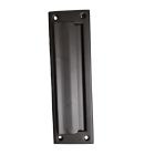 Levélbedobó 254x78mm Fekete 17558