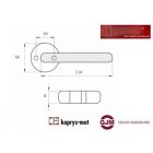 Kilincsgarnitúra rozettás festett barna 2594