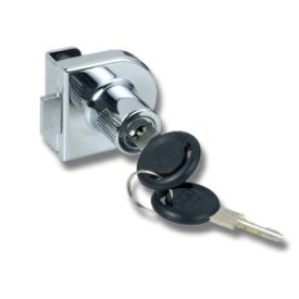 Üvegajtózár csavarozható 1 vagy 2 szárnyú