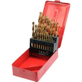 Titánfúró 1 mm-10 mm garrnitúra fémhez 19db 22330