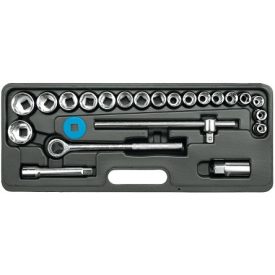 Dugókulcs garnitúra 24db 1/2:8-30mm 58240