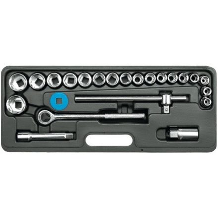 Dugókulcs garnitúra 24db 1/2:8-30mm 58240